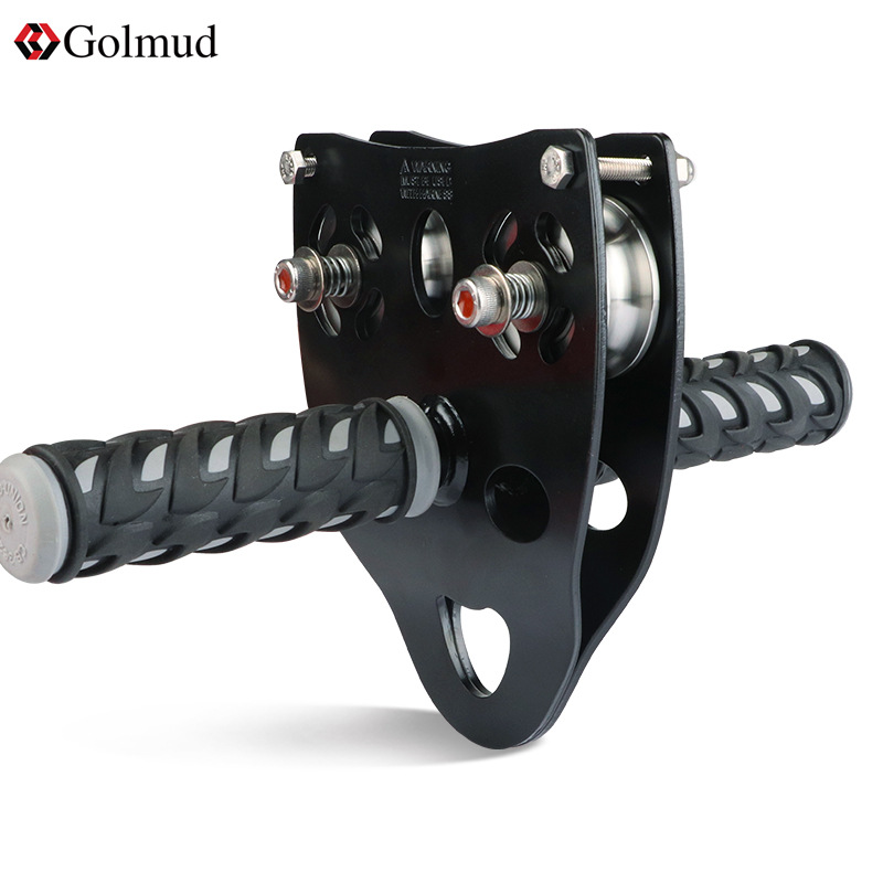 手柄溜索手握式索道户外绳索滑轮儿童成人游乐场高空横渡钢缆滑轮