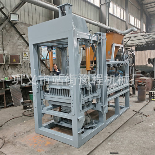 全自动打砖机砖块生产机 河沙混凝土空心砌块砖机brick machine