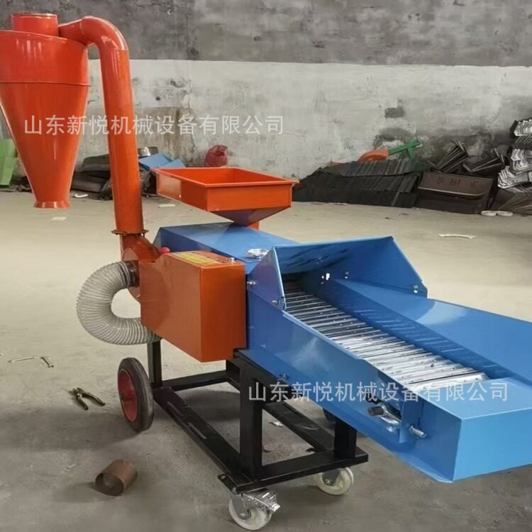 干湿两用一体碎草切草机秸秆揉丝机养殖牛羊揉丝铡草粉碎机