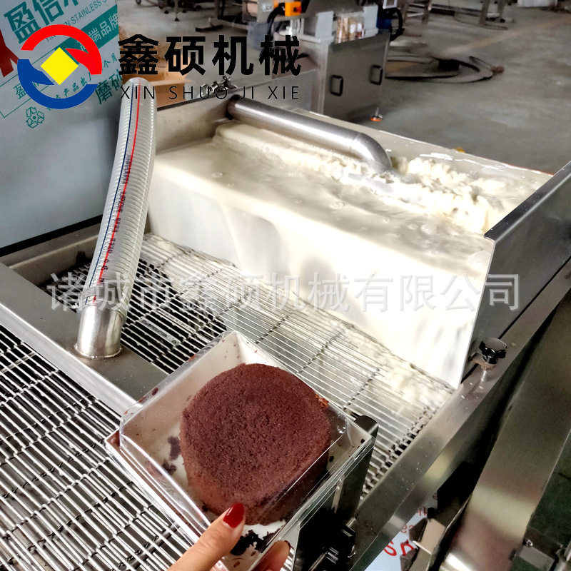 奶香片上浆机 面包片饼干上糖裹鸡蛋液机器 鸡排鱼片挂浆裹粉机