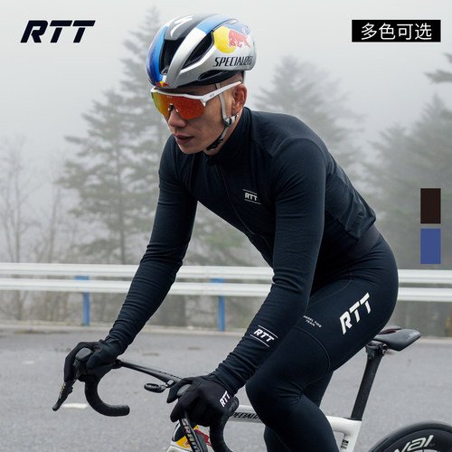 RTT秋冬男抓绒保暖骑行服