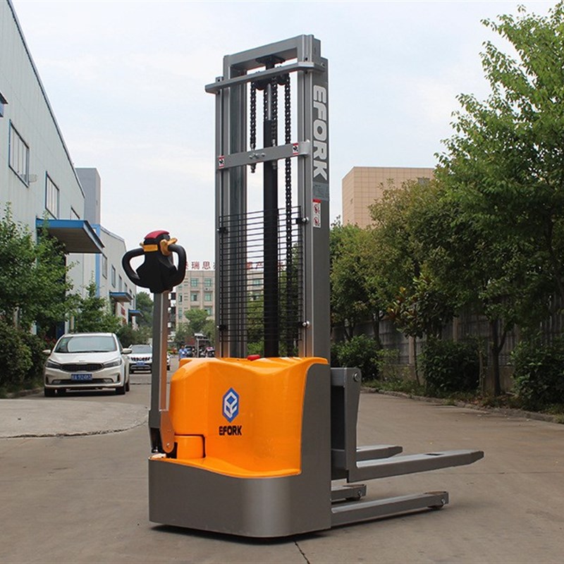 宇锋全电动堆高车充电式叉车1.5吨搬运车升高2米2.5米3米托盘堆垛