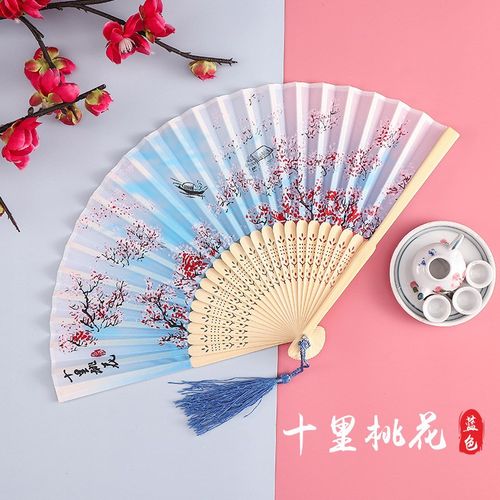 扇子折扇古风中国风女式汉服旗袍舞蹈儿童学生夏日随身折叠小巧扇