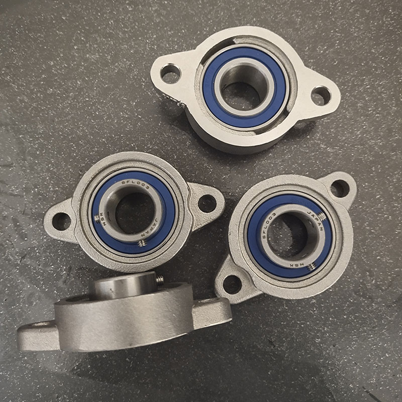 菱形SFL000 001 002 003 004 005 006带注油孔304不锈钢带座轴承