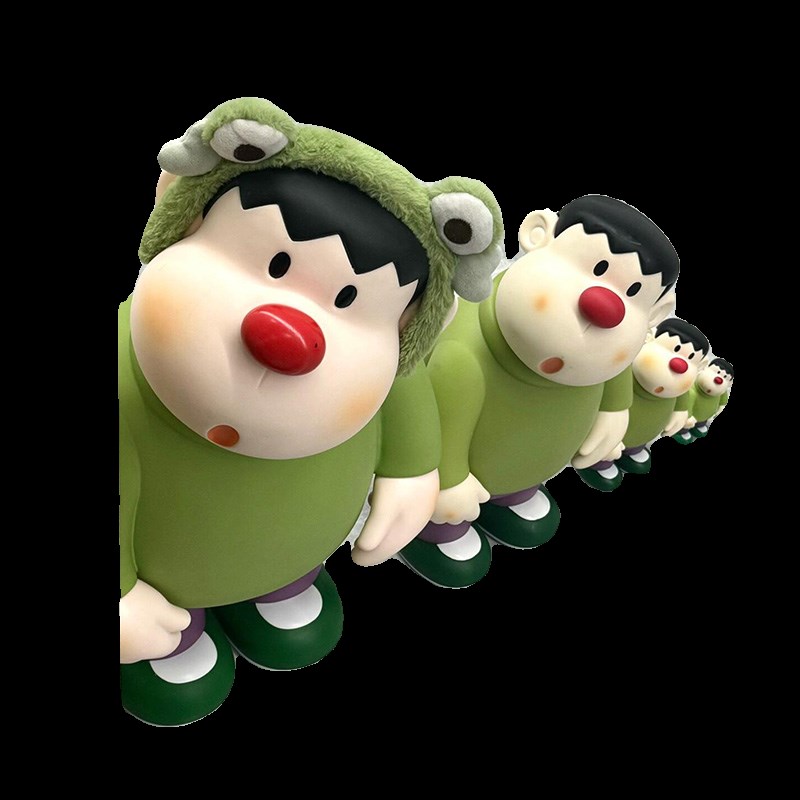 胖虎歪头摆件大号大手办卡通动漫潮玩客厅玩偶玩具家居车载桌面