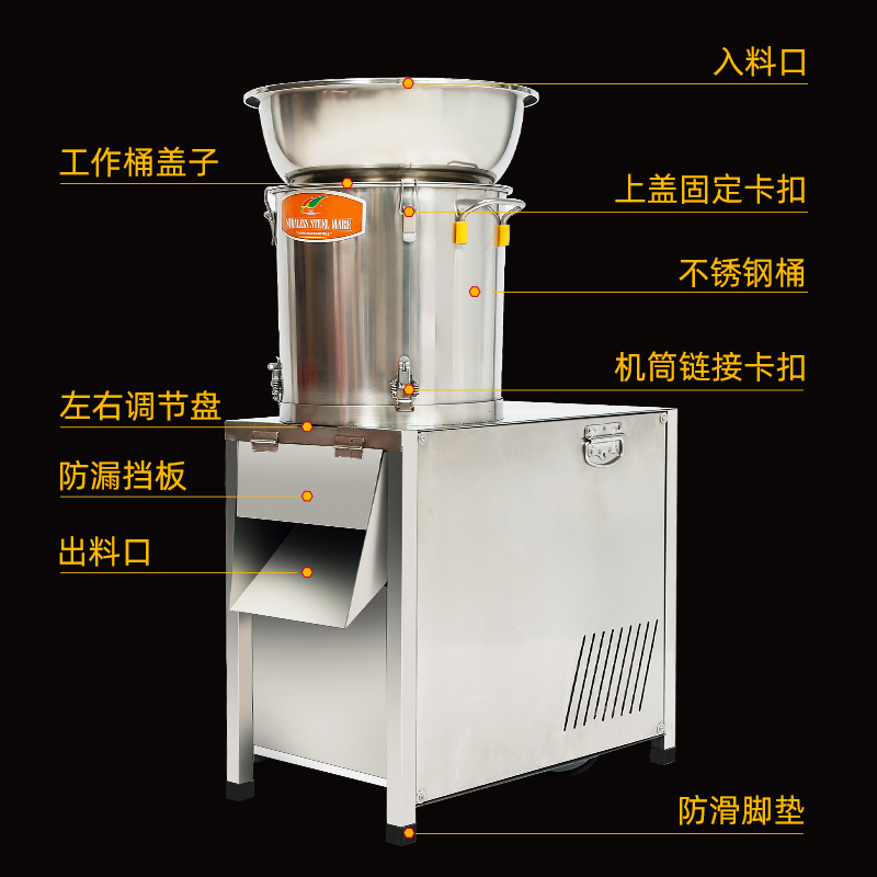 大型电动切菜机剁椒机商用刹菜机碎葱姜蒜辣椒酱养殖全自动碎菜机