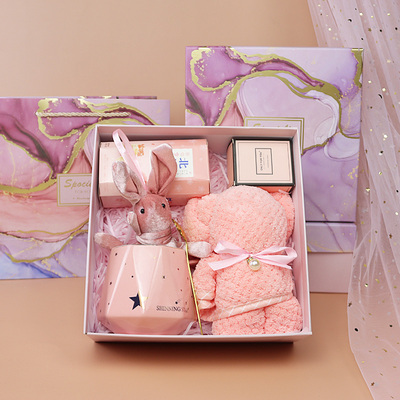 结婚庆用品伴手礼女伴娘套盒子高档礼品实用男伴郎满月生日回礼物