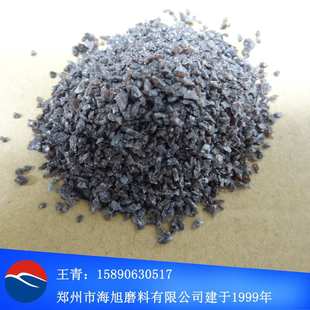 方矩管圆钢管喷砂磨料 价格好棕刚玉 棕刚玉16目