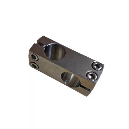 304不锈钢十字固定夹 光轴连接件十字卡扣紧固导向轴垂Z直固定支