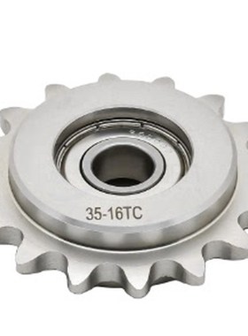 VLS01-60单双轴承惰轮链轮 涨紧轮80 B VLS12-40 50-15齿17齿