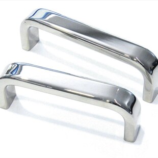 P型 替代怡合达 内装 L100方形镀铬拉手 H型孔距100mm XAC51