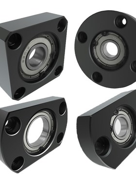 圆法兰轴承座组件单轴承圆形钢制带座轴承固定座BFF21 BGRAB BGRA