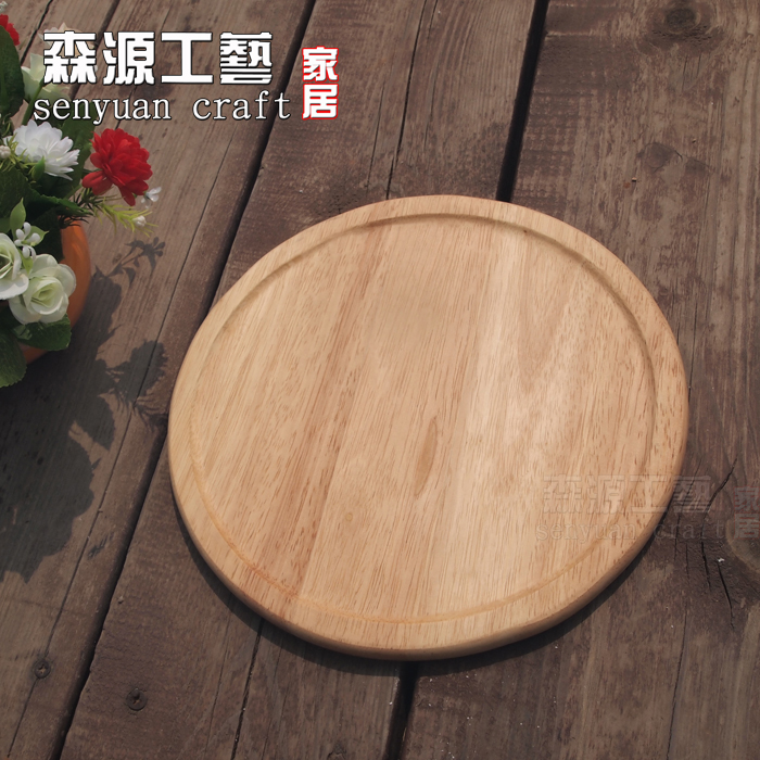 木制披萨木托盘蛋糕板pizza木板托方形西餐牛排盘木托盘咖啡盘