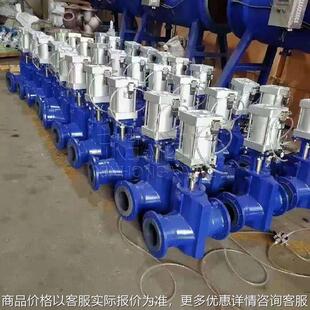 GJ841X气动管夹阀 防爆挠性一体式气囊阀 VF管囊阀 阀门