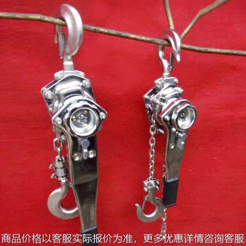 304不锈钢手板葫芦港口化工适用防锈环链手动葫芦1吨