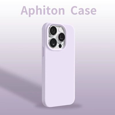 简约肤感淡紫适用iPhone17promax/16/15pro/14手机壳苹果13promax糯米壳12pro纯色11男16pro女15Plus保护套