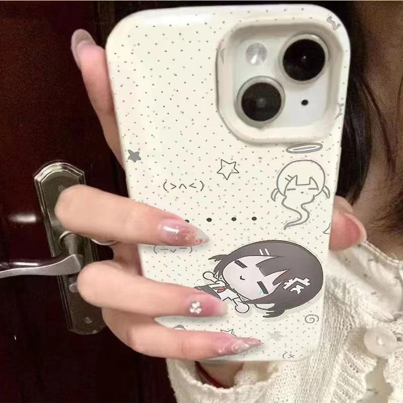 累出窍少女适用于苹果17/16promax保护套iPhone11软13promax12小麦壳14promax创意16PRO防摔15Plus手机壳11潮
