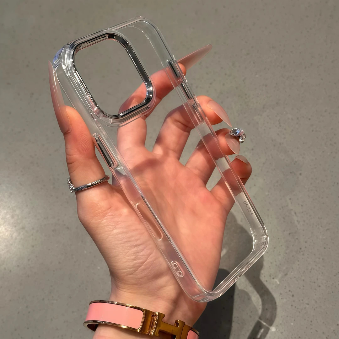 极简透明靓眼壳适用17iPhone17promax/16plus/15pro/14手机壳苹果13极简ip17AIR透明12PROMAX/11保护套15PLUS
