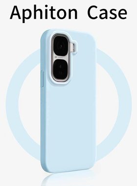 天蓝糯米壳适用于VIVOIQOO15肤感大孔IQOO13/12/11手机壳IQOONEO8/9/10纯色简约IQOOZ8/Z9/Z10TURBO保护套