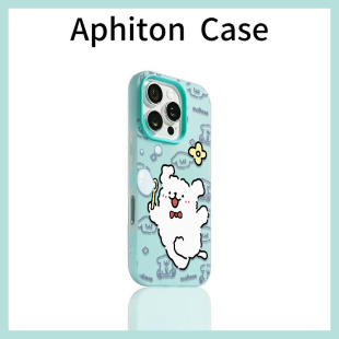 吹泡泡线条小狗适用于苹果17Air/16promax手机壳iPhone15pro/14/13肤感果冻ip12/11promax二合一16Plus保护套