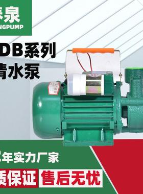 1DB-35/1DB-45大流量水泵高扬程家用小型高压循环抽水全铜抽水机