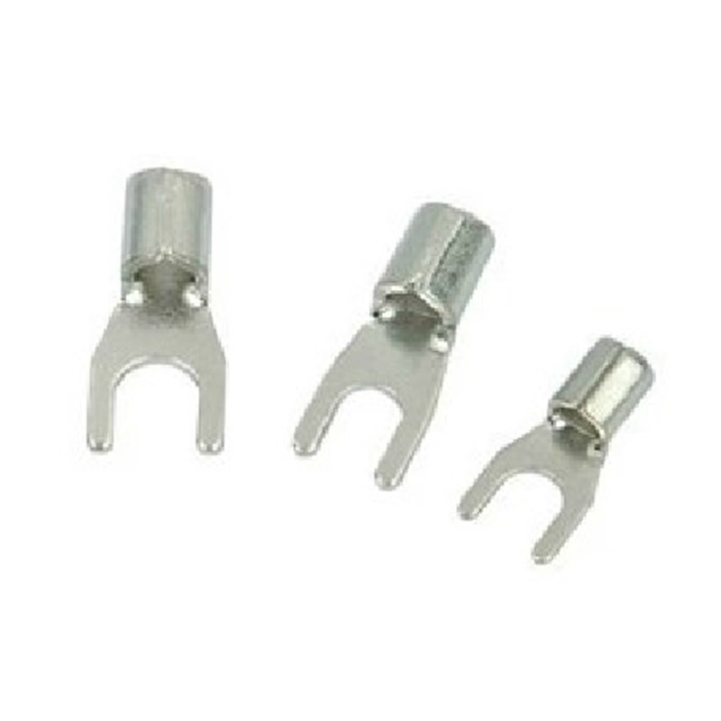 UT1.5-4 冷压端子 叉形裸端头 接线端头 接线端子 线耳 1000只/包