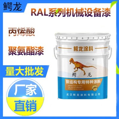 RAL7035 9002 9003 9017 5012 1023 6018 9001丙烯酸机械设备磁漆