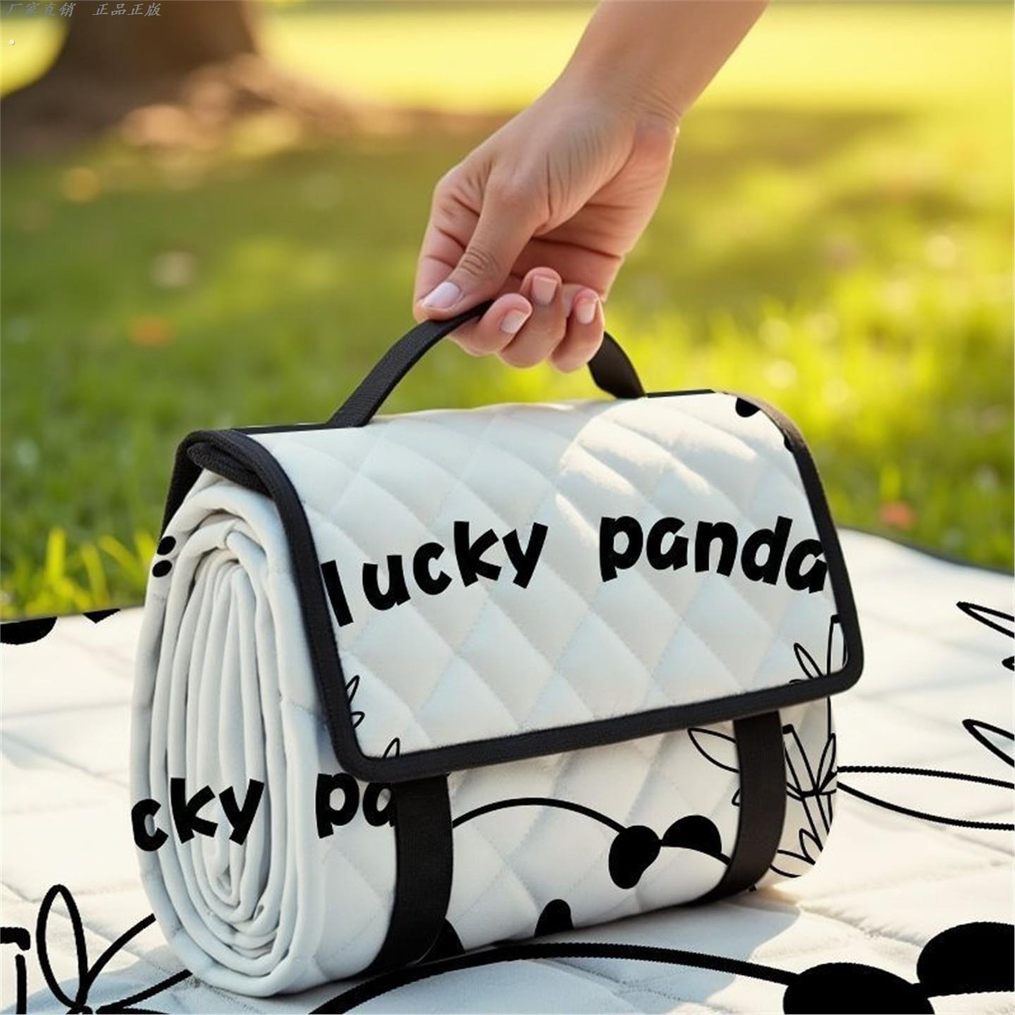 沙滩垫便携式户外野餐防水野营帐篷可折叠涤纶口袋子防潮加厚地毯