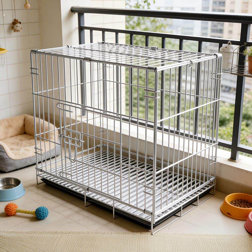 狗笼子特粗小型犬泰迪中型犬室内大型犬笼子带厕所宠物加密兔子笼