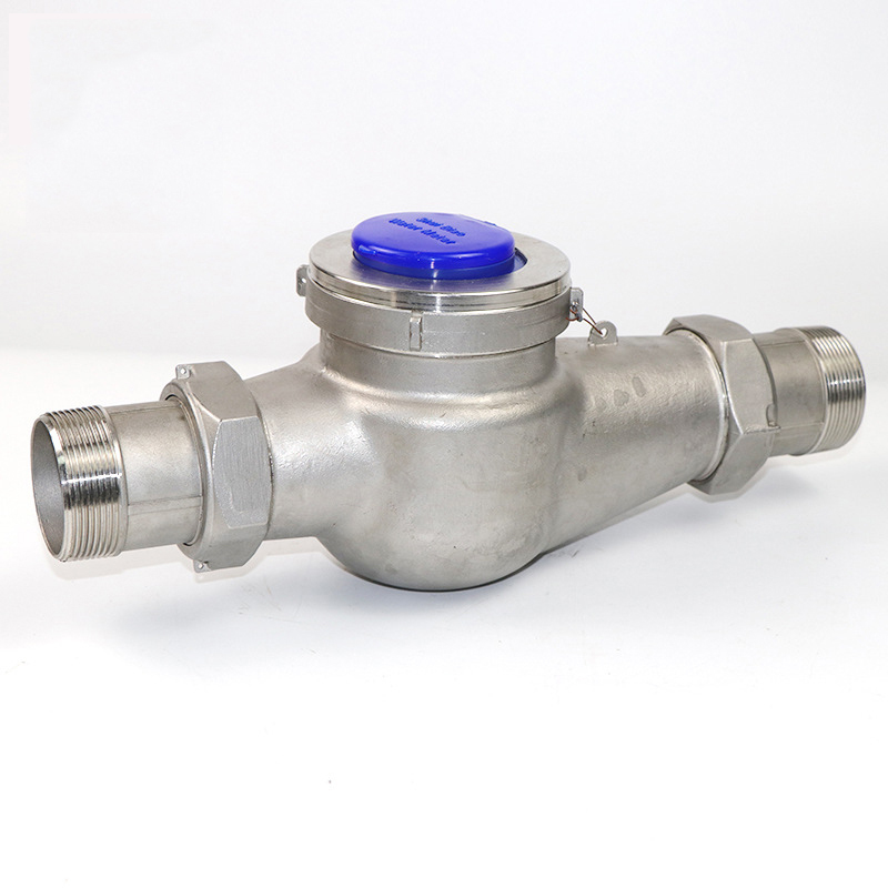 家用不锈钢304丝扣水表大全旋翼式冷水热水表耐腐蚀4分Y6分1寸水