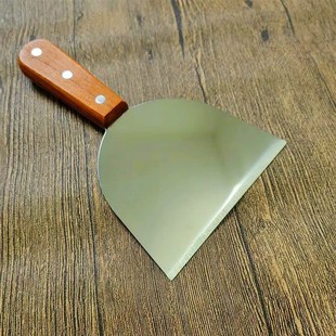 煎饼果子u专用铲刀铁板炒酸奶工具优质不锈钢煎铲 5寸加厚烤冷面