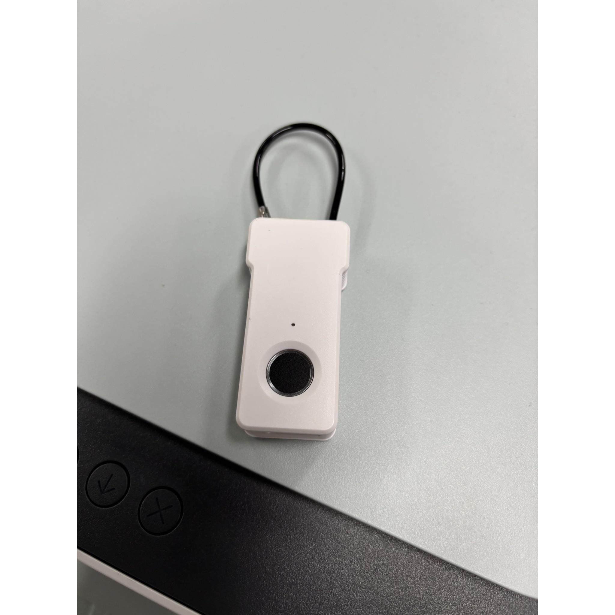 新款涂鸦智能蓝牙App指纹锁锁行李箱背包便携式锁钢丝绳迷你小锁