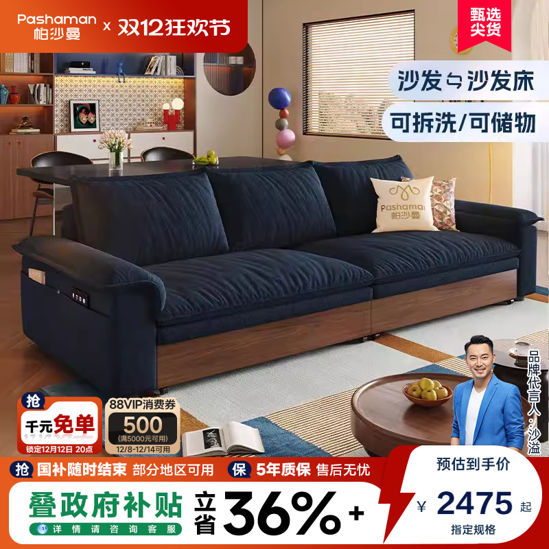 帕沙曼储物发床小户型客厅