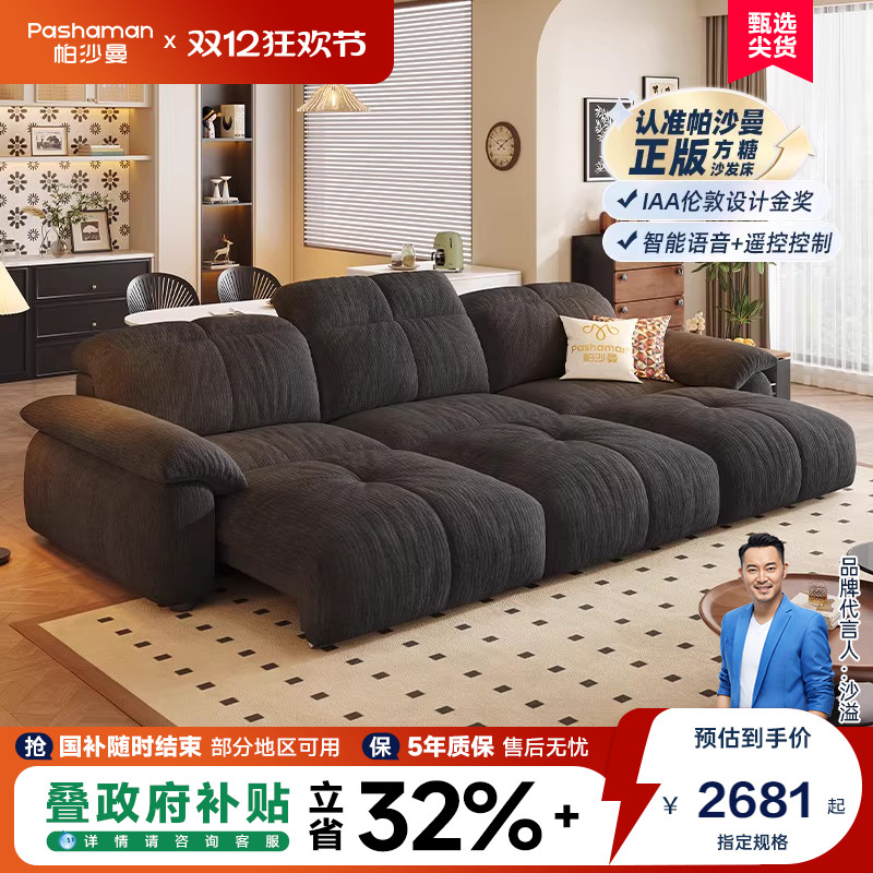 帕沙曼电动发床布艺客厅
