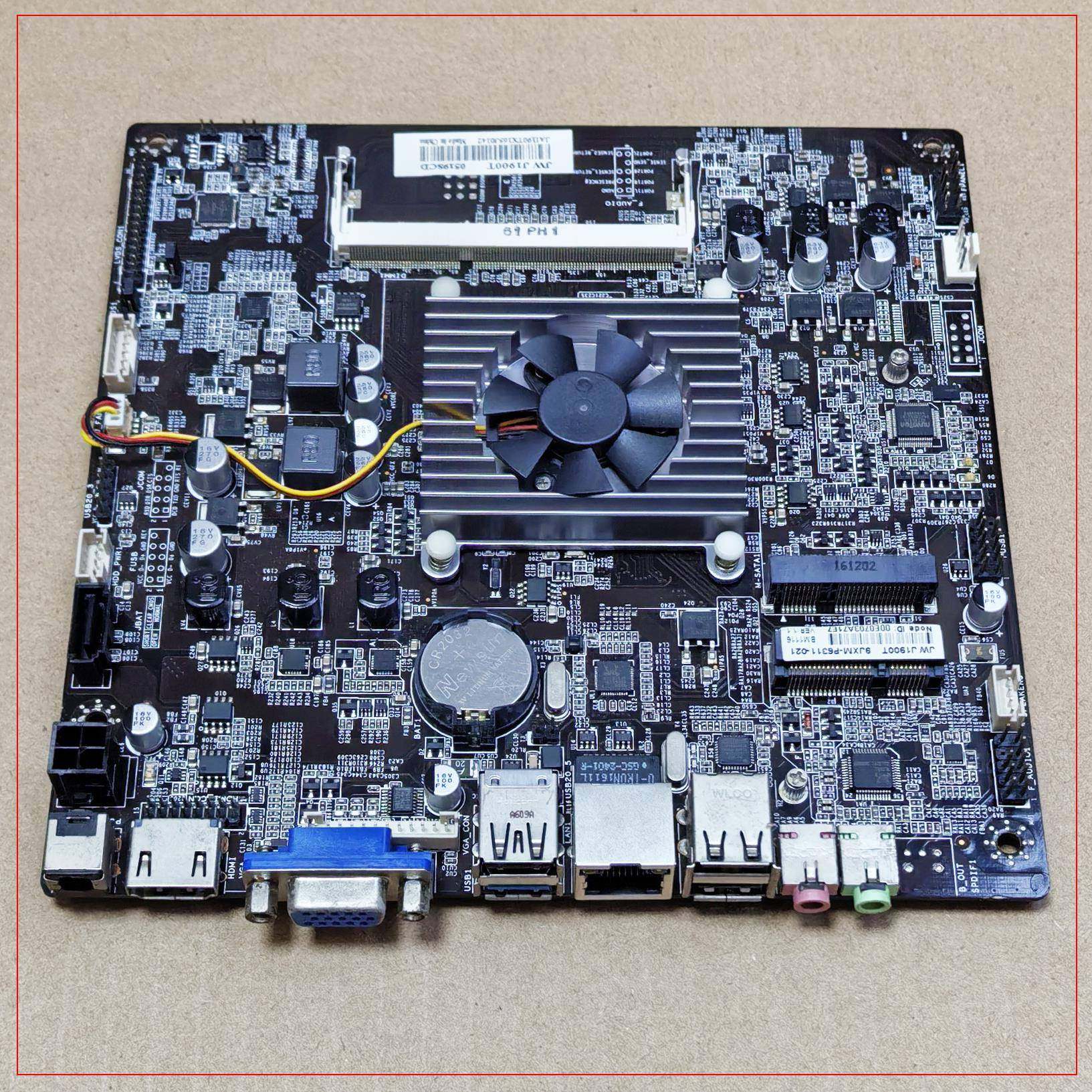 集成J1900四核超薄ITX主板低功耗17*17一体机HTPC达菲数播12V电源