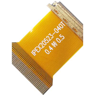 液晶显示屏EDP排线IPEX0.4mm转0.5间距转接延长线ZPE20523-40T30P