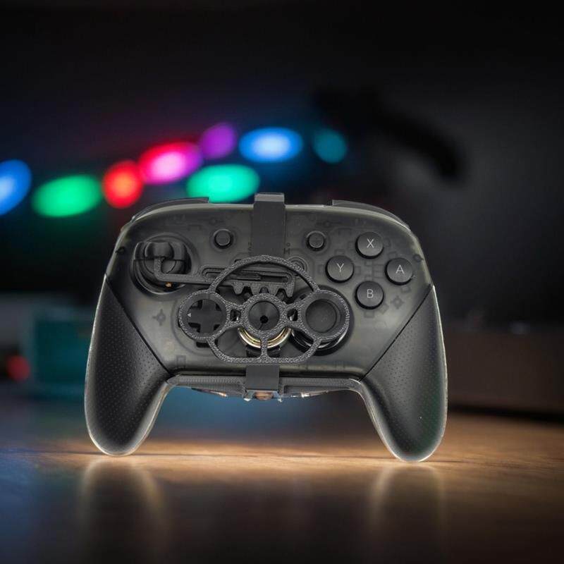 switch pro 3d打印手柄PC赛车游戏彷真模拟驾驶器 方向盘 转向盘