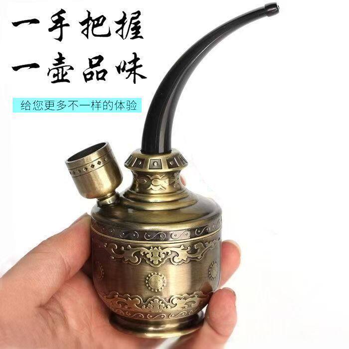 水烟斗老式复古大号青铜