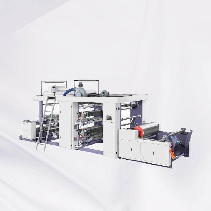 ZYT-4色柔版印刷机纸张塑料包装袋液压上下料高速印刷设备