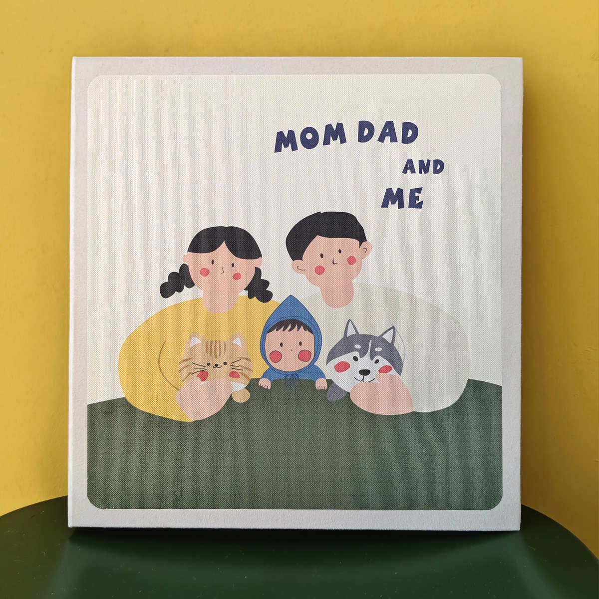 全家福家庭相册 生活相册DIY大容量自粘贴覆膜亲子手账成长记录册