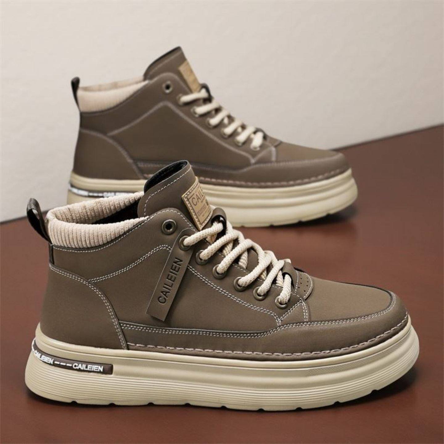 2025年秋季新款男士工装靴复古工作鞋子马丁靴厚底运动鞋休闲板鞋,流行男鞋,单鞋,淘宝优惠券,粉丝福利购,淘宝优惠卷