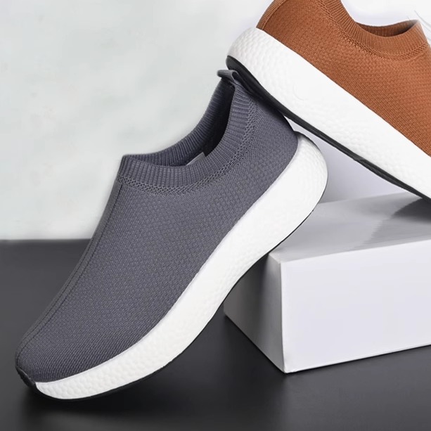 聚菩秋季禅鞋男飞织布鞋女子