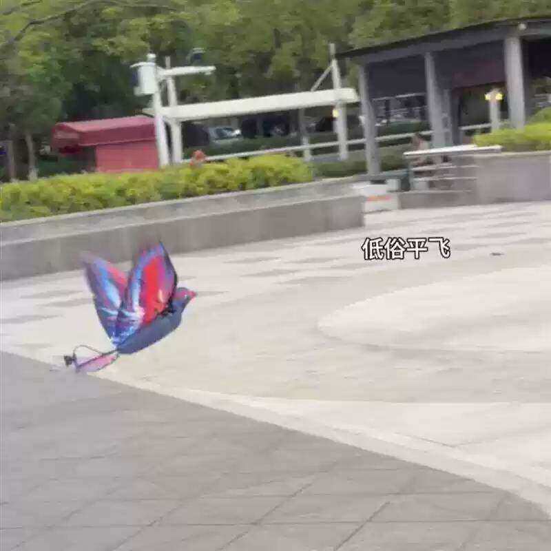 遥控布翼仿生鸟飞行鲁班电动扑翼鸟充电儿童户外会飞玩具男孩户外