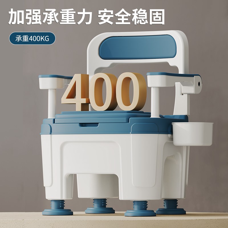 成人家用移动马桶坐便器孕妇老人坐便椅便携式折叠便X盆室内蹲厕