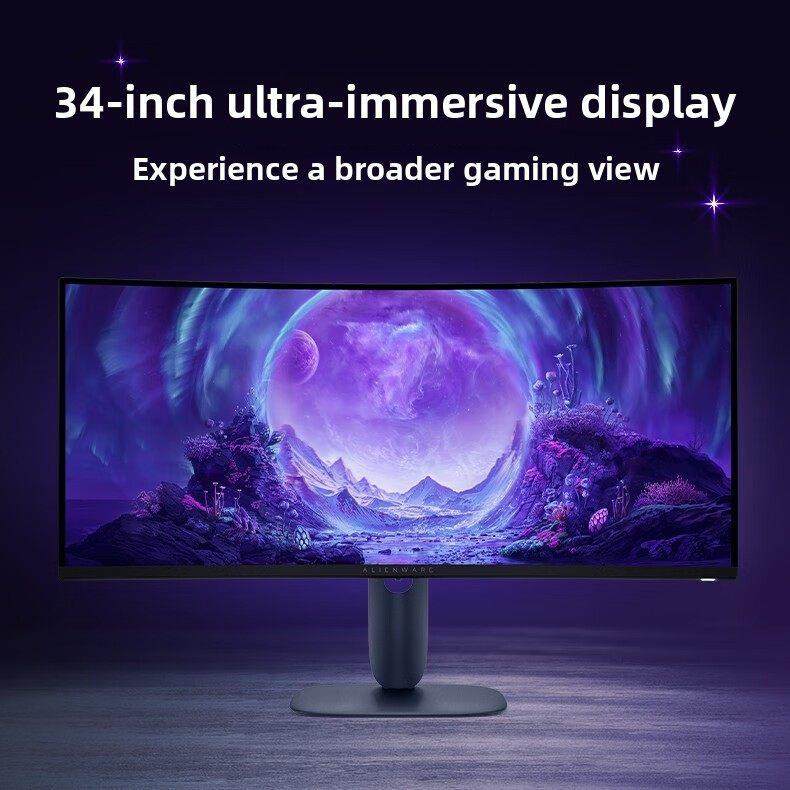 alienware外星人显示器AW3425DW 34寸带鱼屏4K电竞OLED 240hz曲面