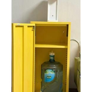 单门铁皮柜卧室收纳柜多巴胺夹缝整理小柜子奶油风超窄床头柜高款