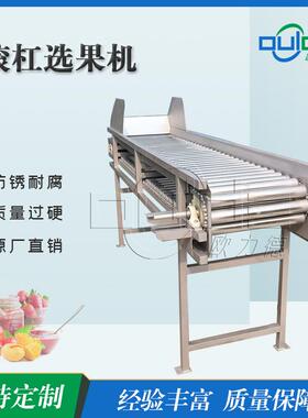 量大优惠GXJ系列不锈钢滚杠选果自动方便桔子苹果橙子挑选分级机