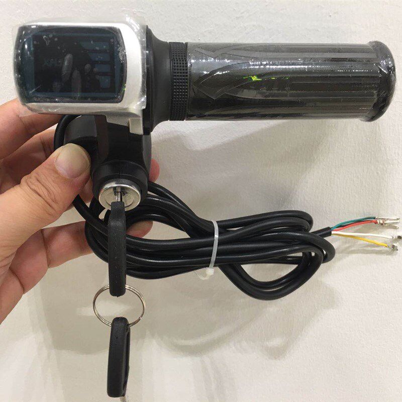 静速电动折叠车转把加速器钥匙功能开关滑板助力代驾车五根线接口