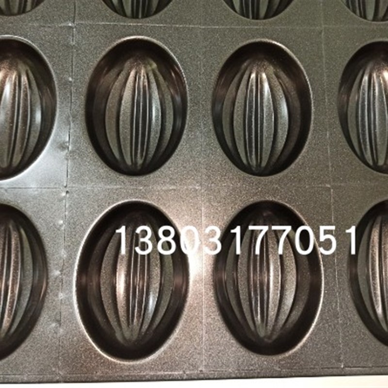 商用18连枣豆糕21连红枣糕32连橄榄木瓜哈密瓜不沾蛋糕模具烤盘