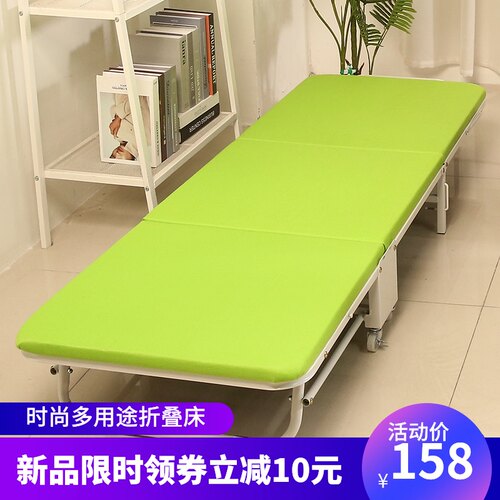 新款折叠床三折午休床四折硬板办公室午睡医院陪护小床家用家具床